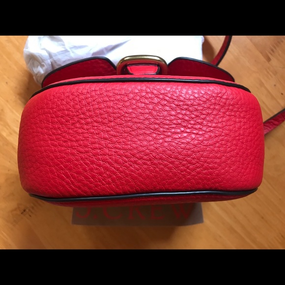 J. Crew Red Mini Rider Bag - Picture 5 of 8